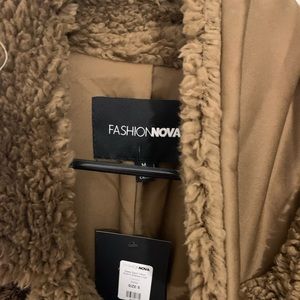 Brown fashion nova jacket size medium